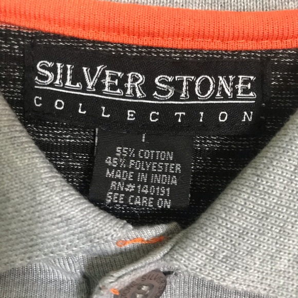 Silver Stone Large Polo Shirt Multi Color, NWT - Picture 5 of 8